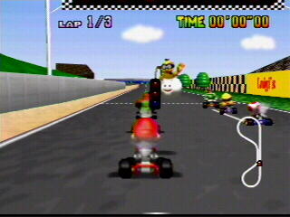 Изображение игры: Mario Kart 64 (1996)