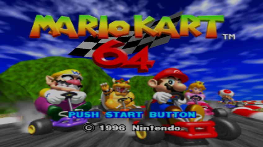 Изображение игры: Mario Kart 64 (1996)