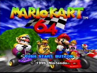 Изображение игры: Mario Kart 64 (1996)