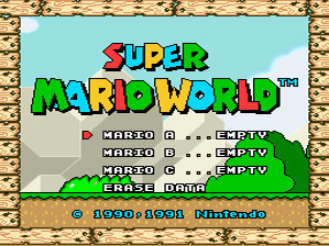 Изображение игры: Super Mario World