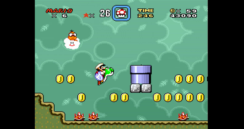 Изображение игры: Super Mario World