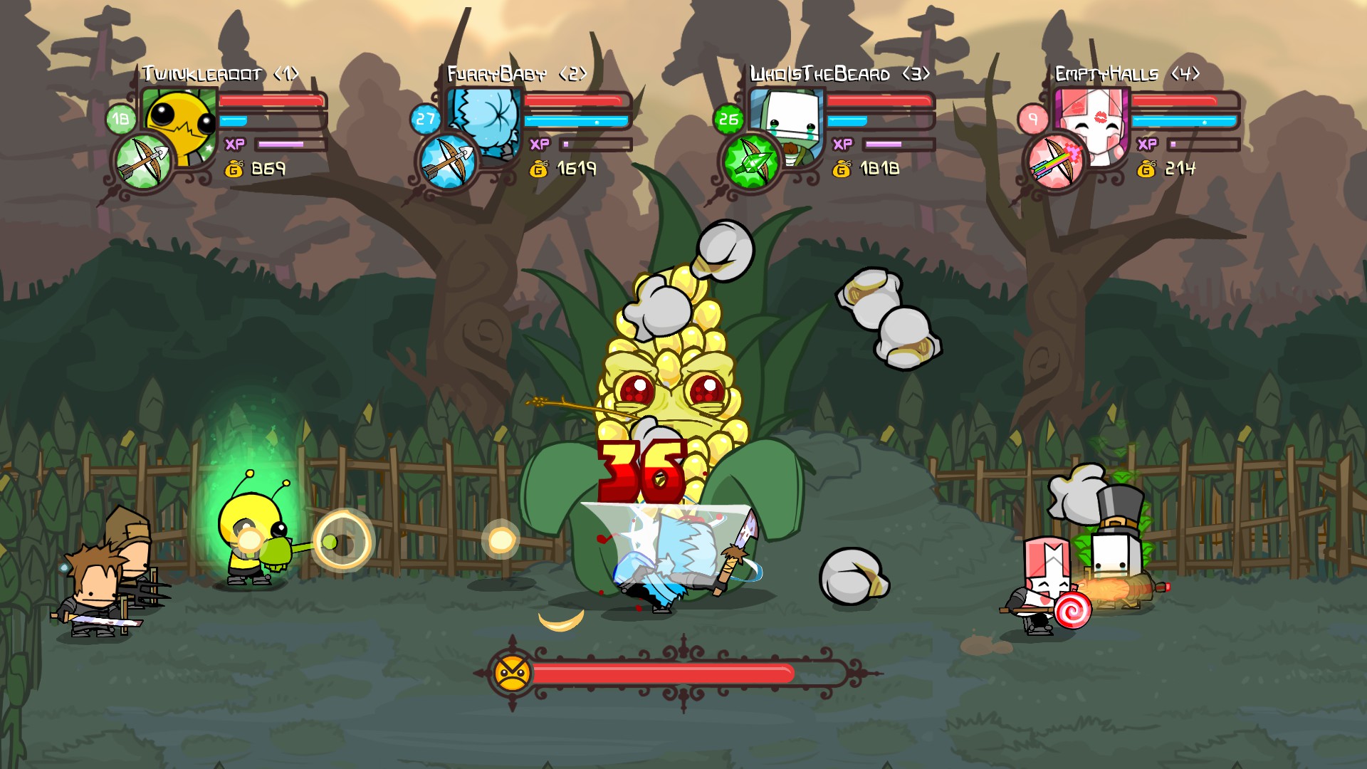 Изображение игры: Castle Crashers