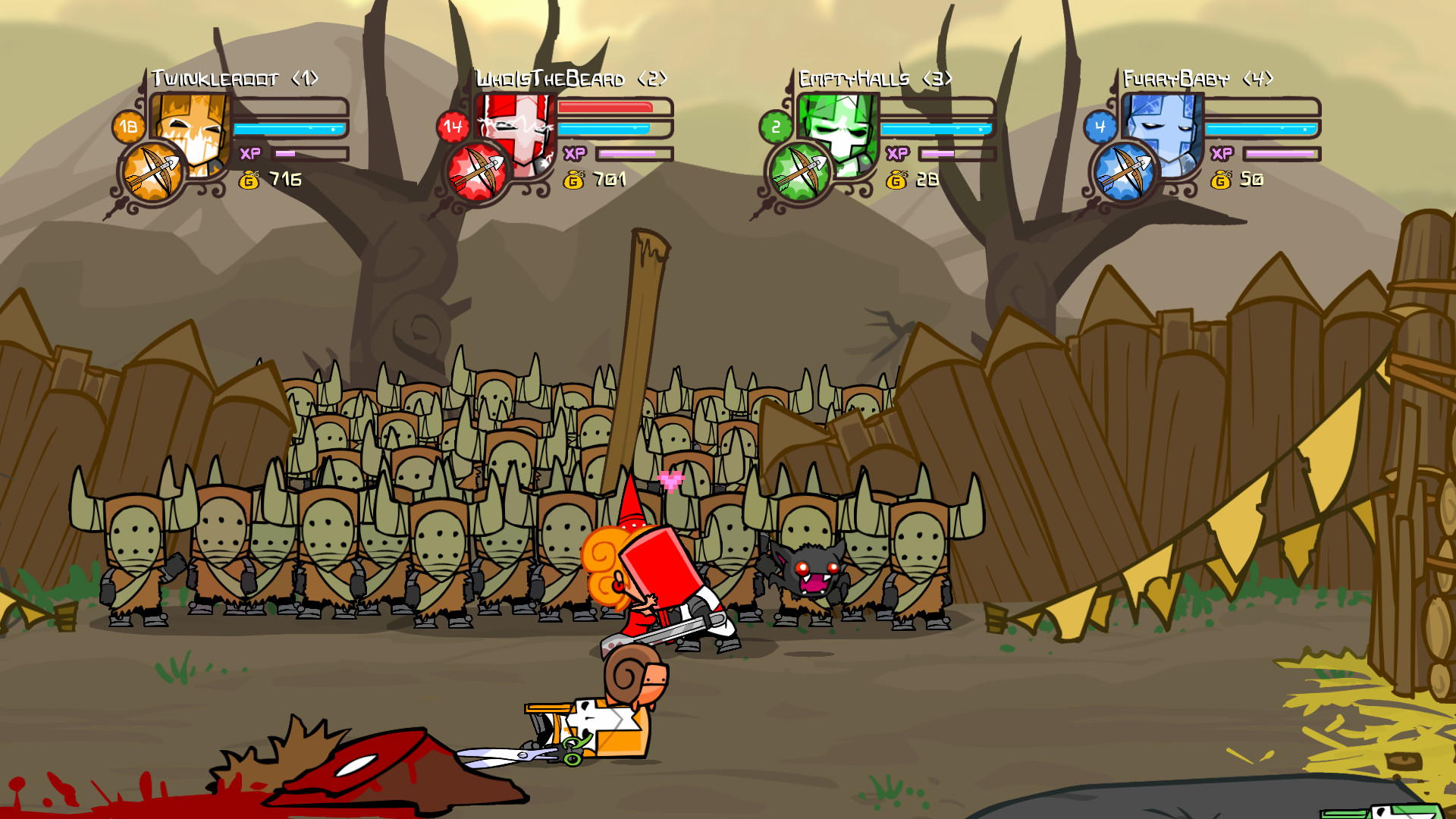 Изображение игры: Castle Crashers