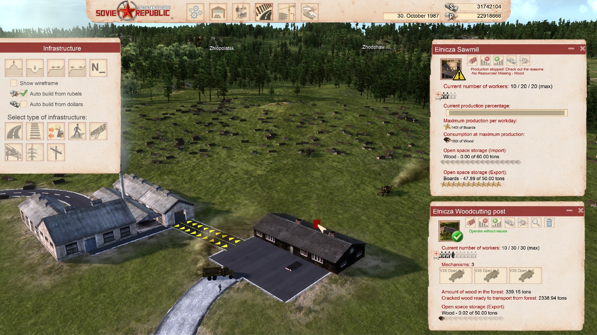 Изображение игры: Workers & Resources: Soviet Republic
