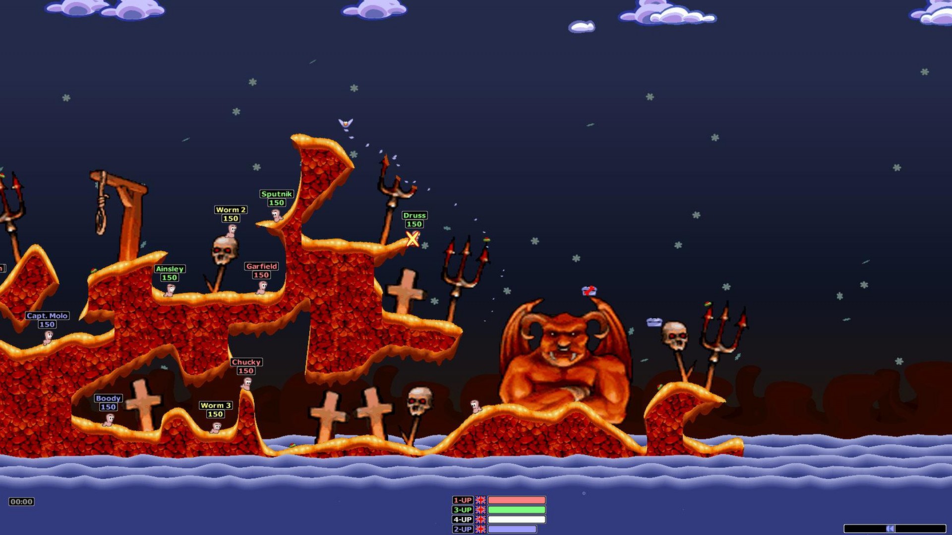 Изображение игры: Worms Armageddon