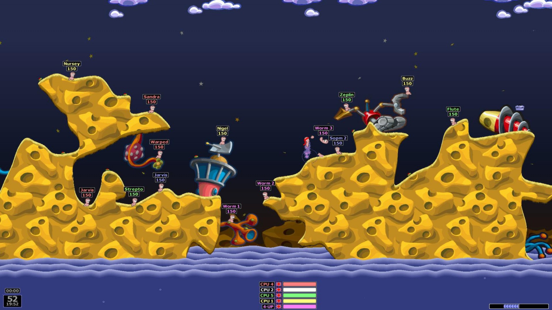 Изображение игры: Worms Armageddon
