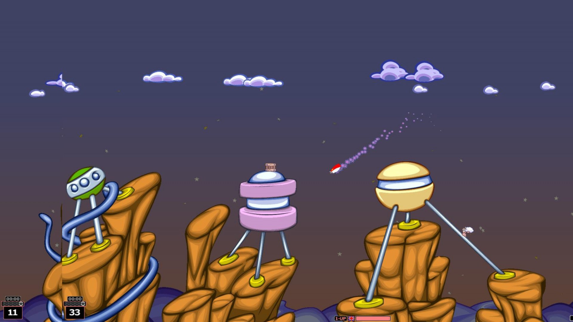 Изображение игры: Worms Armageddon