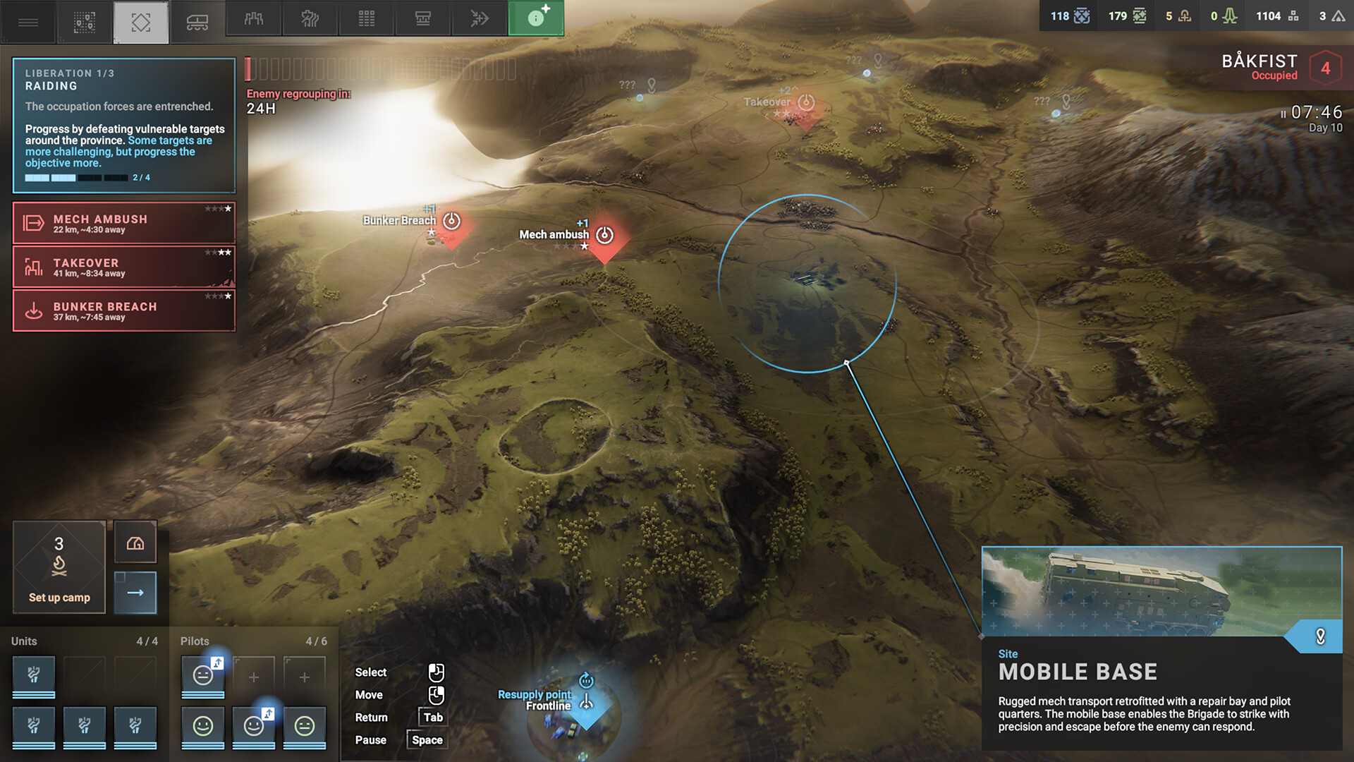Изображение игры: Phantom Brigade
