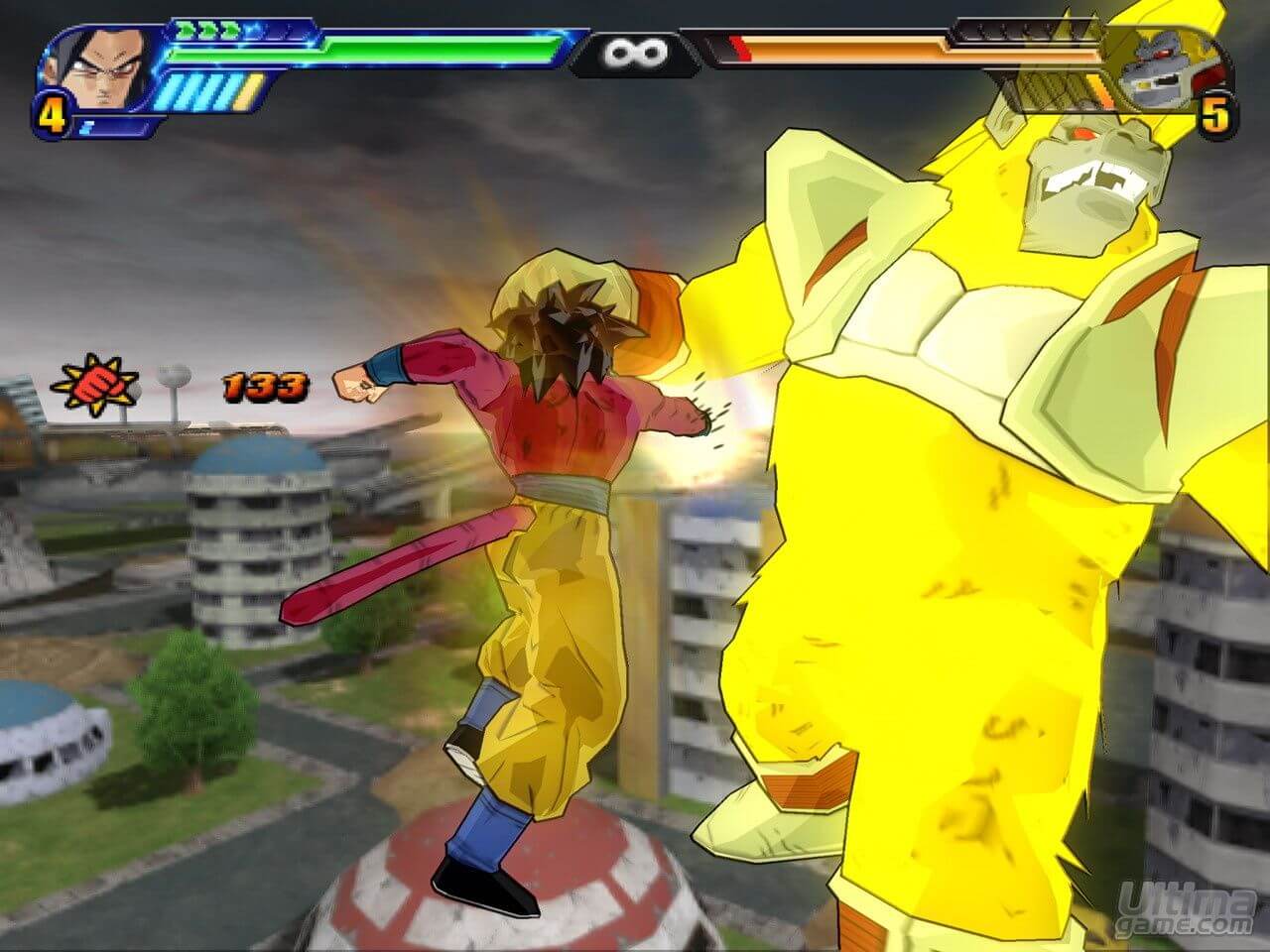 Изображение игры: Dragon Ball Z: Budokai Tenkaichi 3