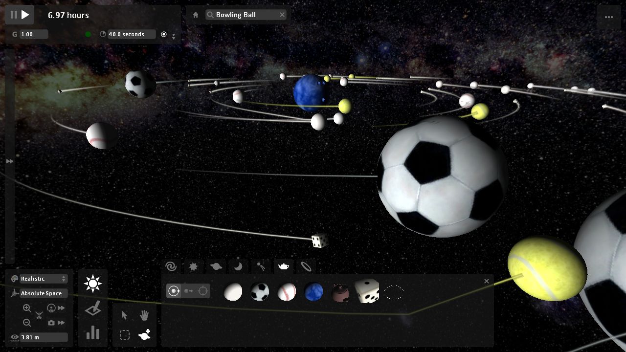 Изображение игры: Universe Sandbox
