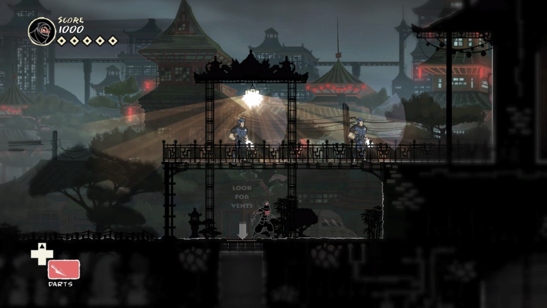 Изображение игры: Mark of the Ninja