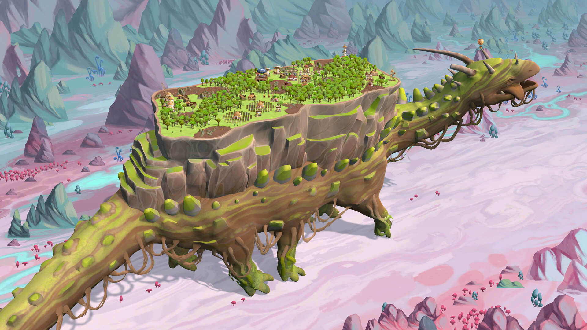 Изображение игры: The Wandering Village