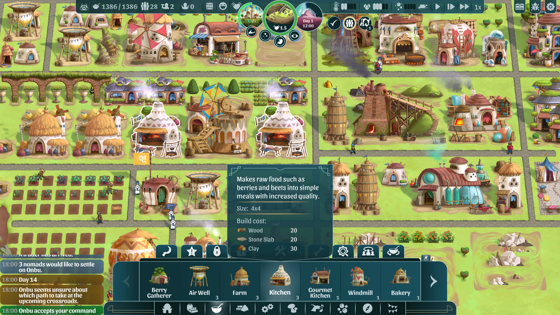 Изображение игры: The Wandering Village