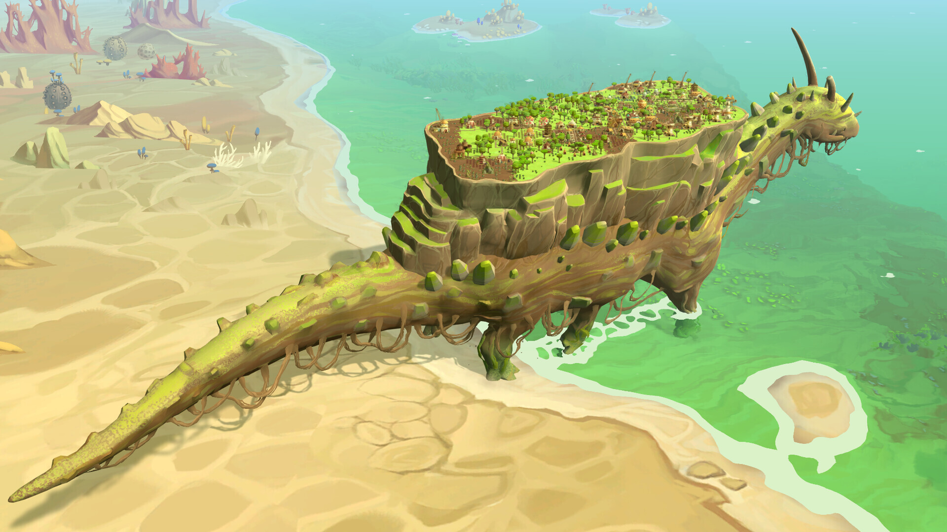 Изображение игры: The Wandering Village