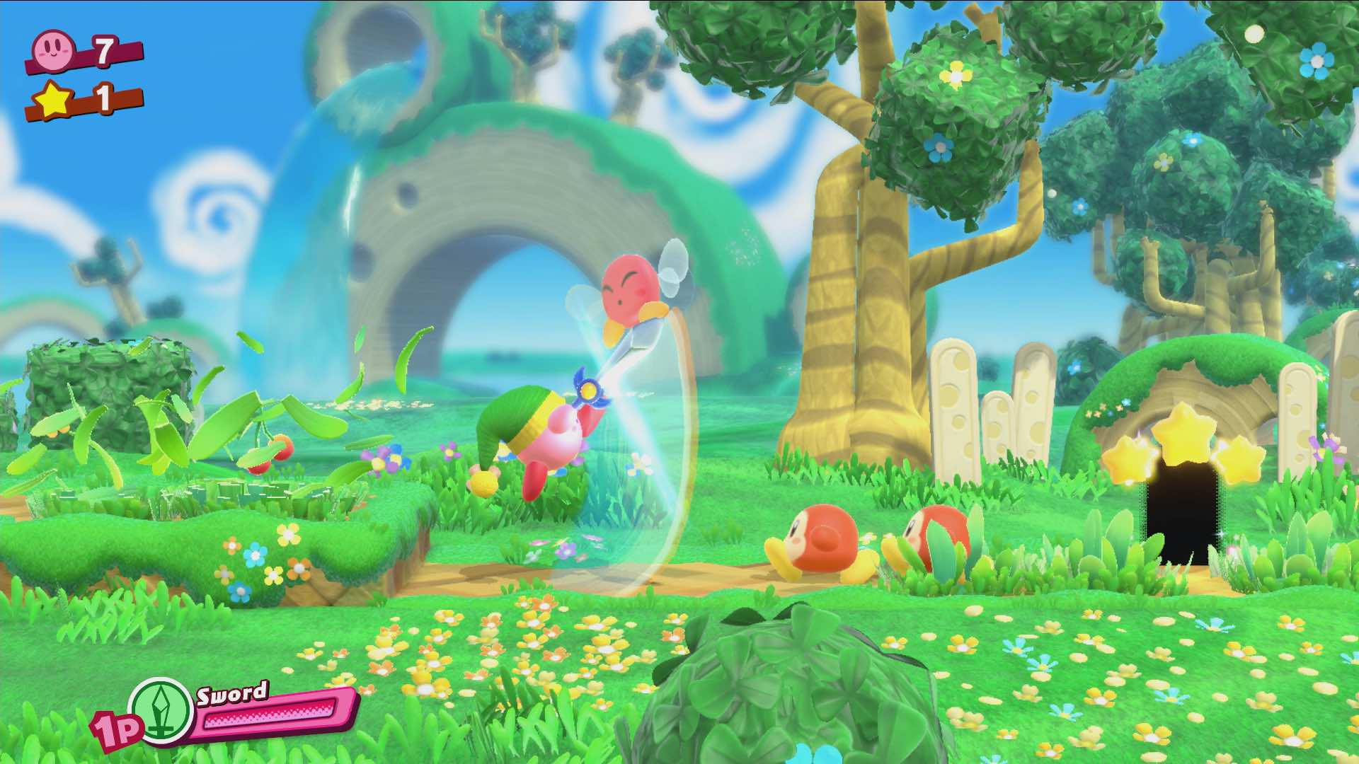 Изображение игры: Kirby: Star Allies