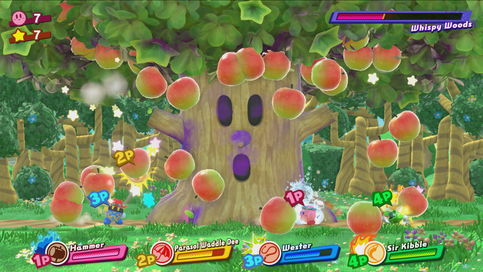 Изображение игры: Kirby: Star Allies