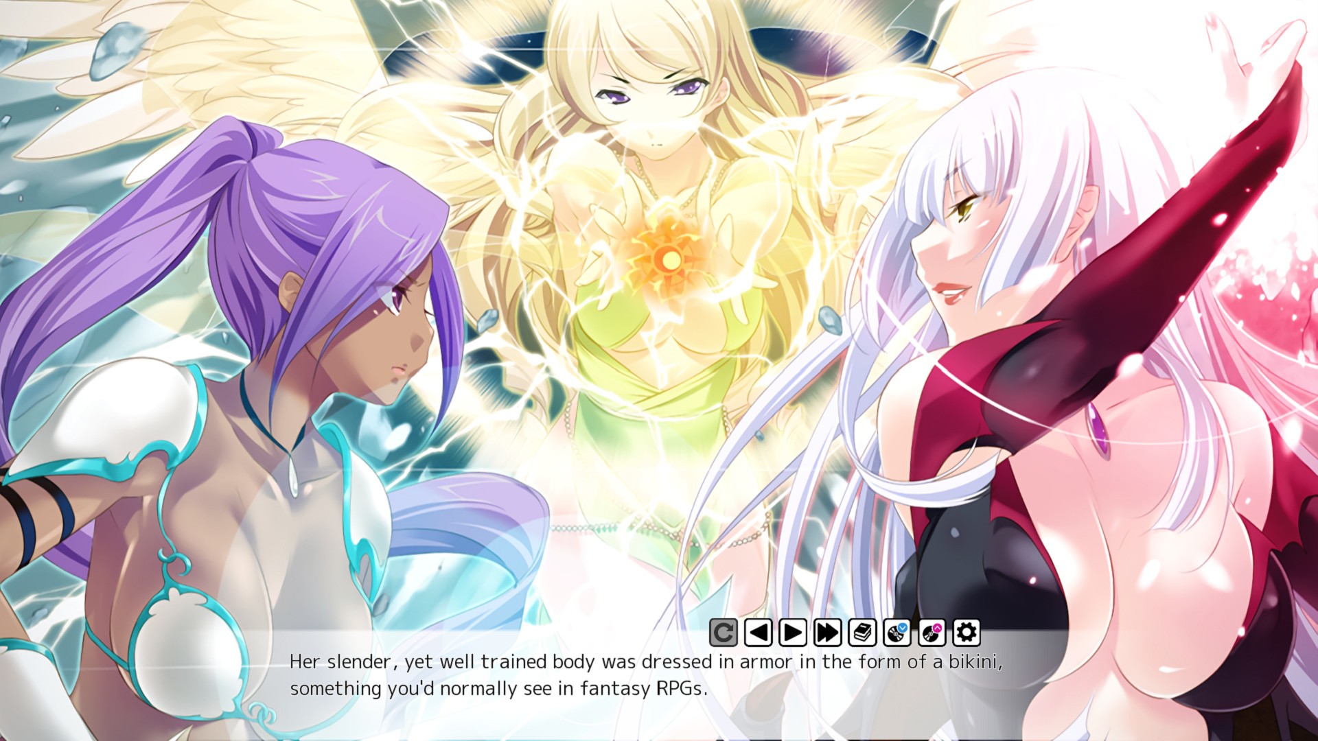 Изображение игры: Angel, Devil, Elf and Me!