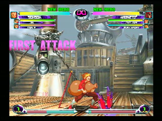 Изображение игры: Marvel vs. Capcom 2: New Age of Heroes