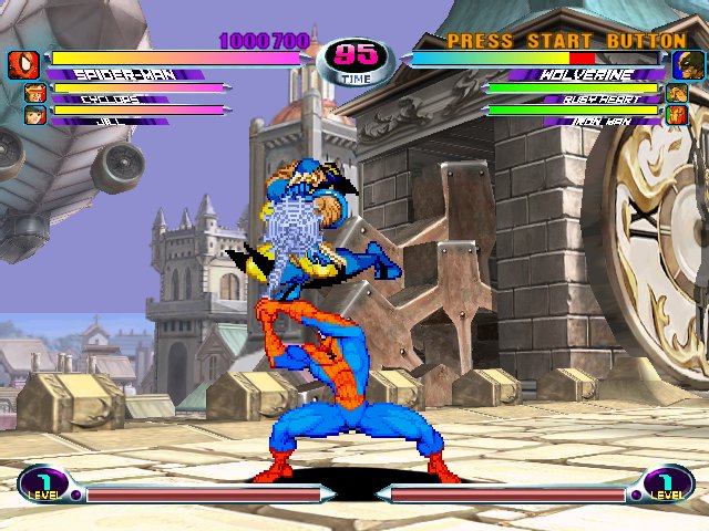 Изображение игры: Marvel vs. Capcom 2: New Age of Heroes