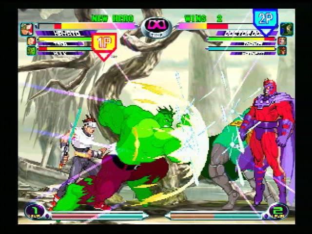 Изображение игры: Marvel vs. Capcom 2: New Age of Heroes