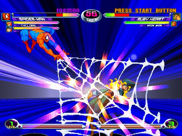 Изображение игры: Marvel vs. Capcom 2: New Age of Heroes