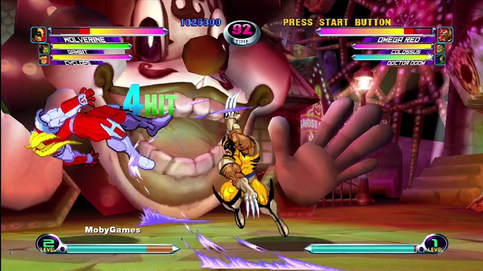 Изображение игры: Marvel vs. Capcom 2: New Age of Heroes