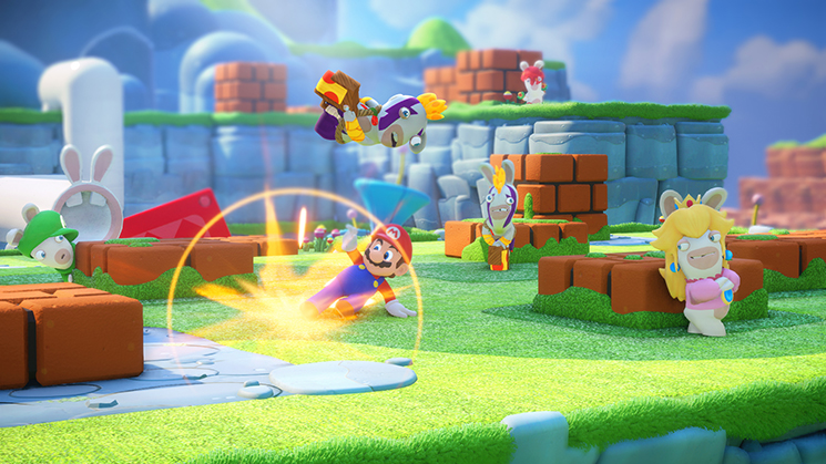 Изображение игры: Mario + Rabbids Kingdom Battle