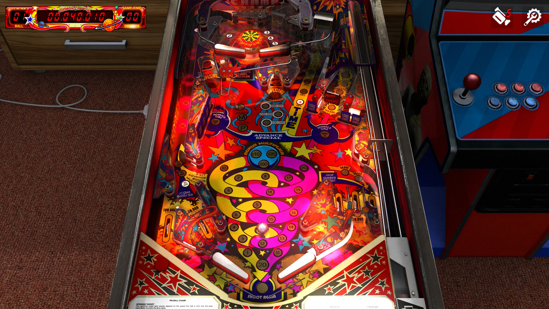 Изображение игры: Zaccaria Pinball