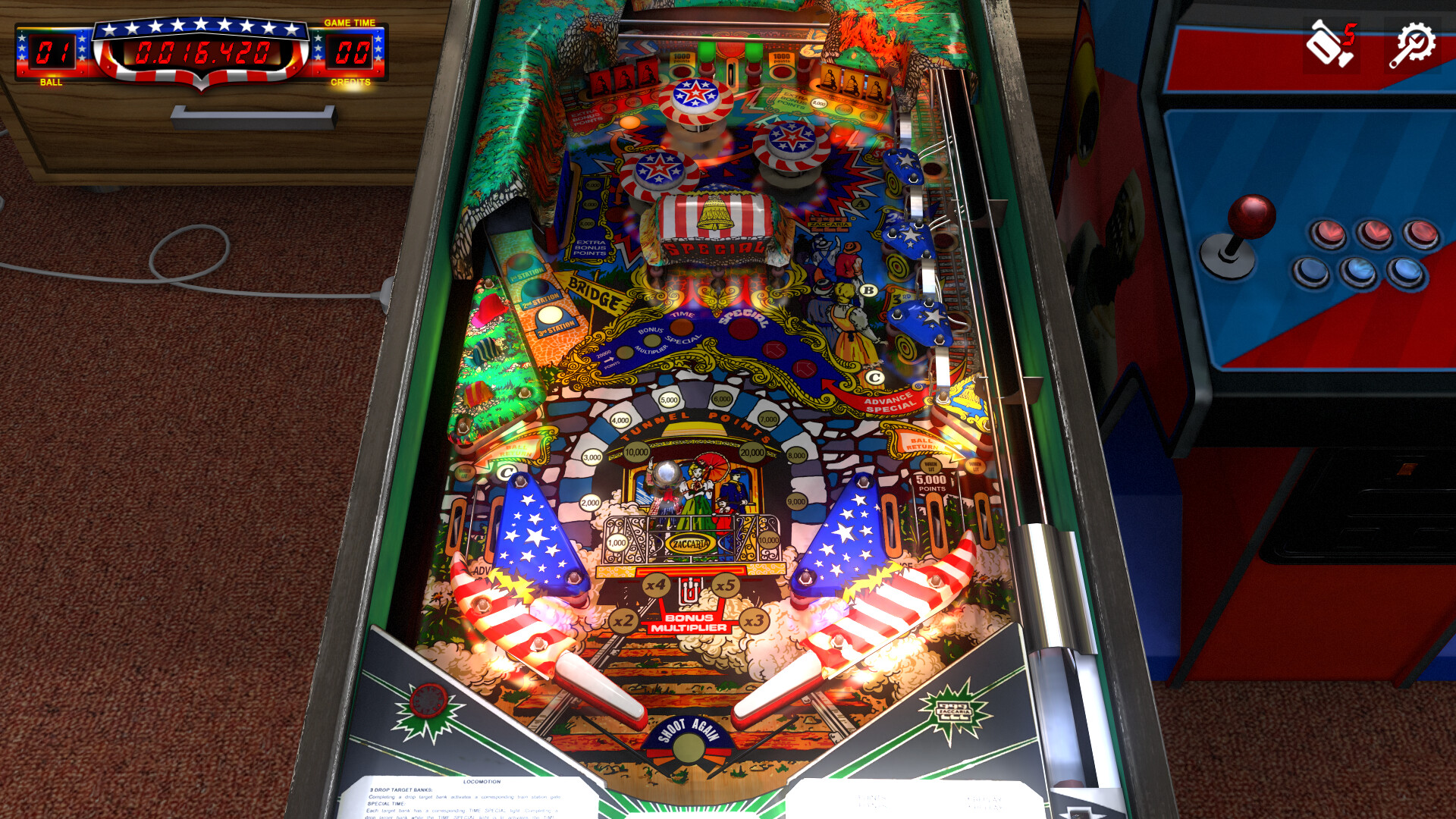 Изображение игры: Zaccaria Pinball