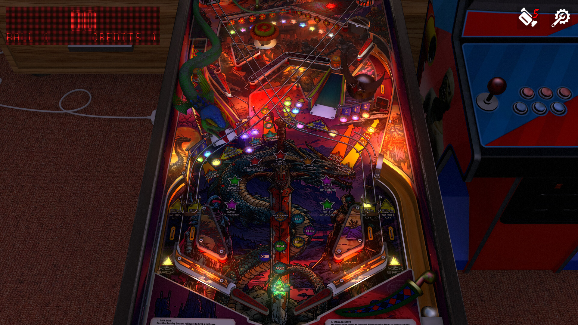 Изображение игры: Zaccaria Pinball