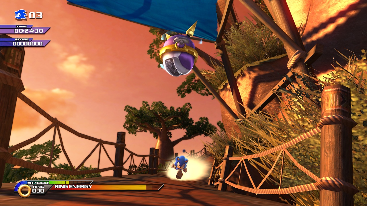 Изображение игры: Sonic Unleashed