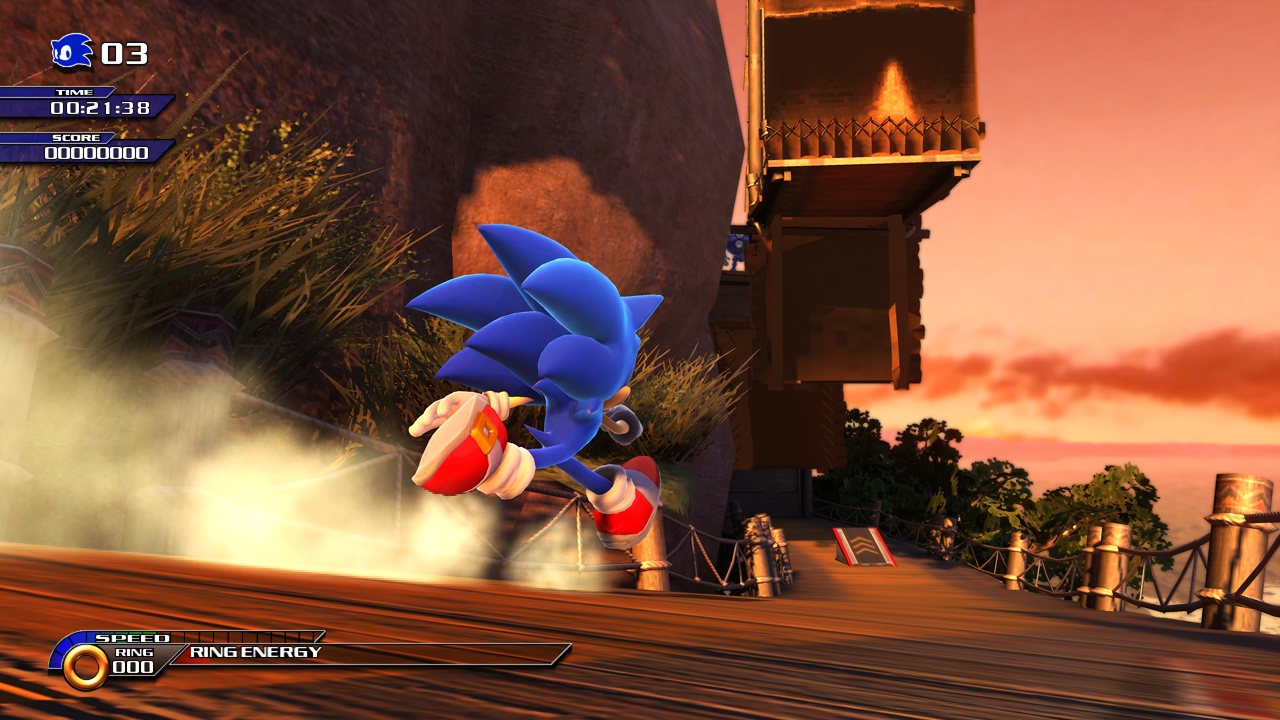 Изображение игры: Sonic Unleashed