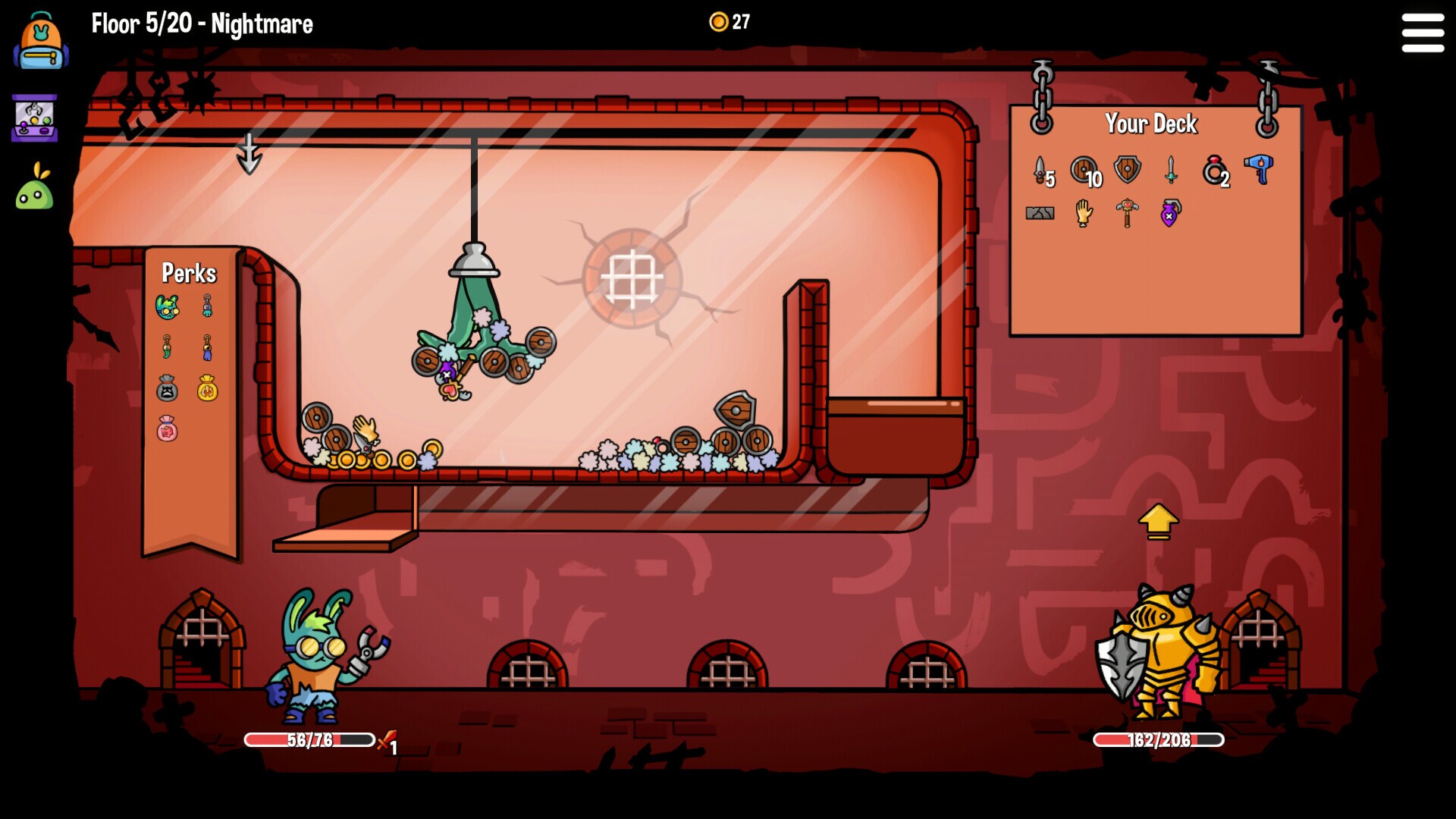 Изображение игры: Dungeon Clawler