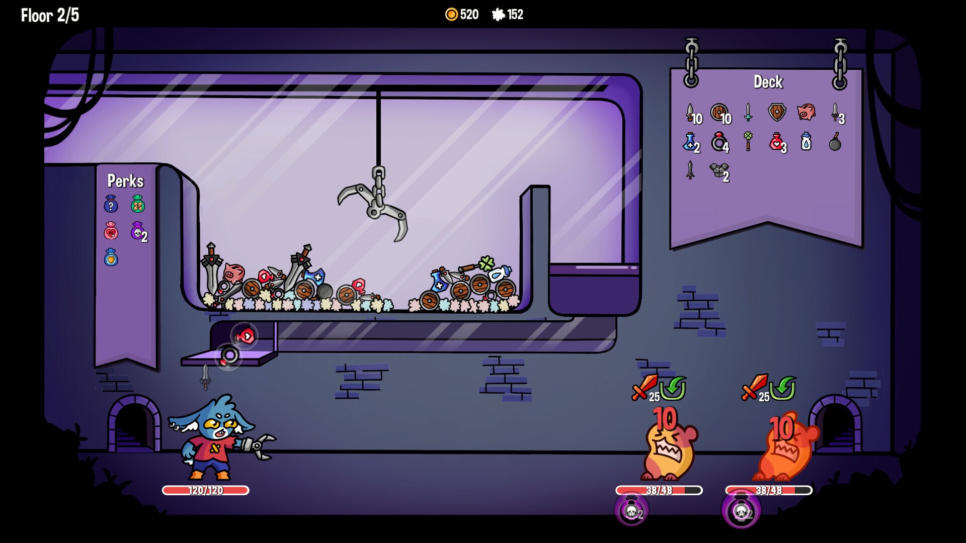 Изображение игры: Dungeon Clawler