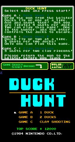 Изображение игры: Duck Hunt (1984)