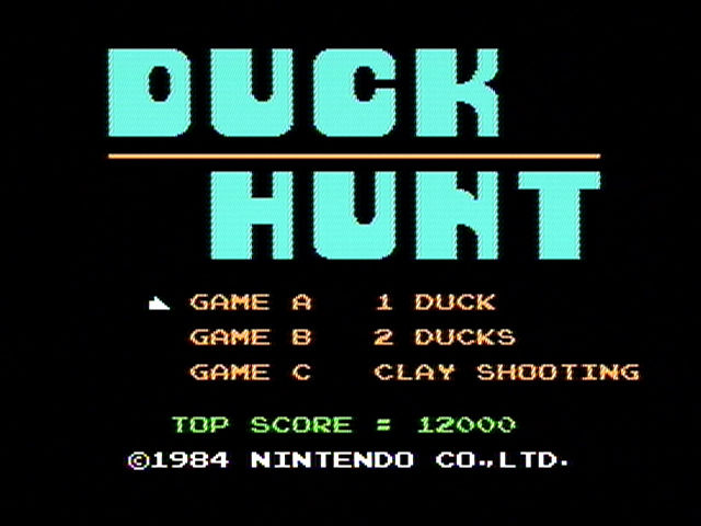 Изображение игры: Duck Hunt (1984)