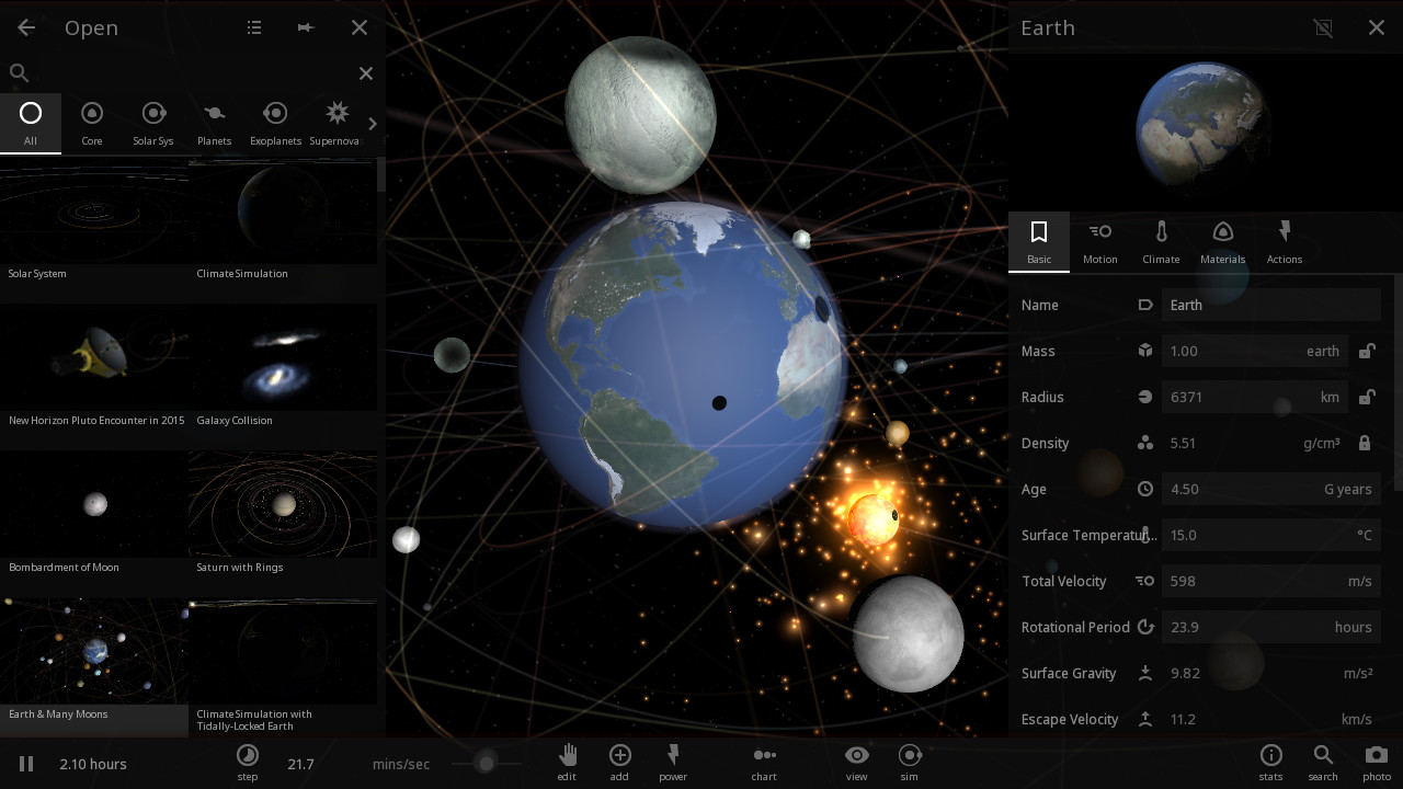 Изображение игры: Universe Sandbox ²