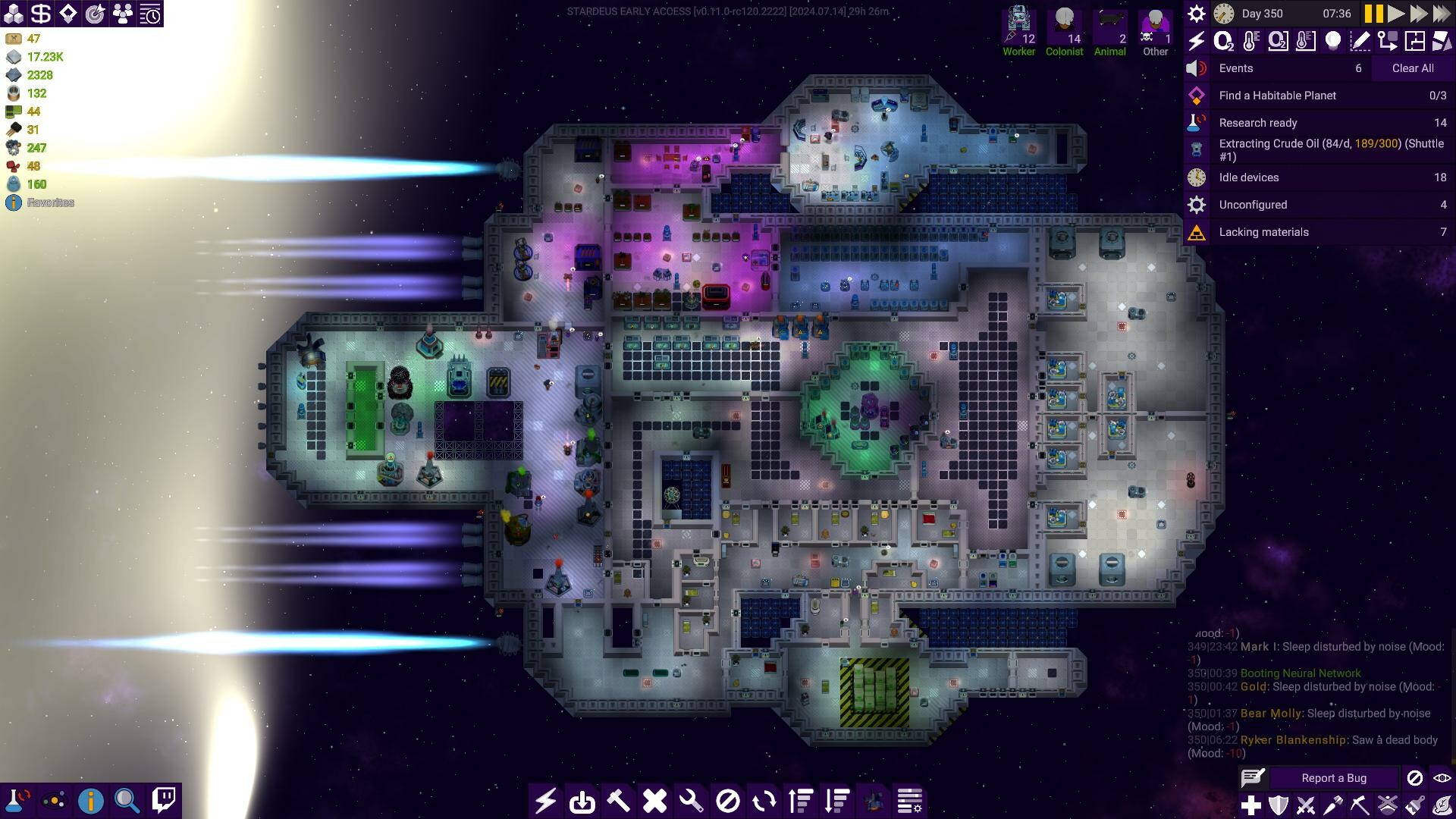 Изображение игры: Stardeus