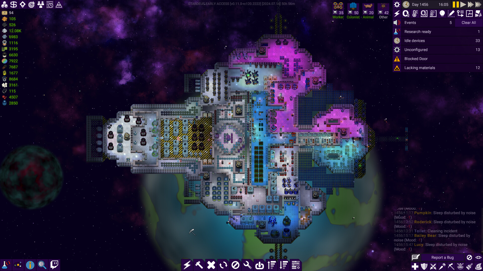 Изображение игры: Stardeus