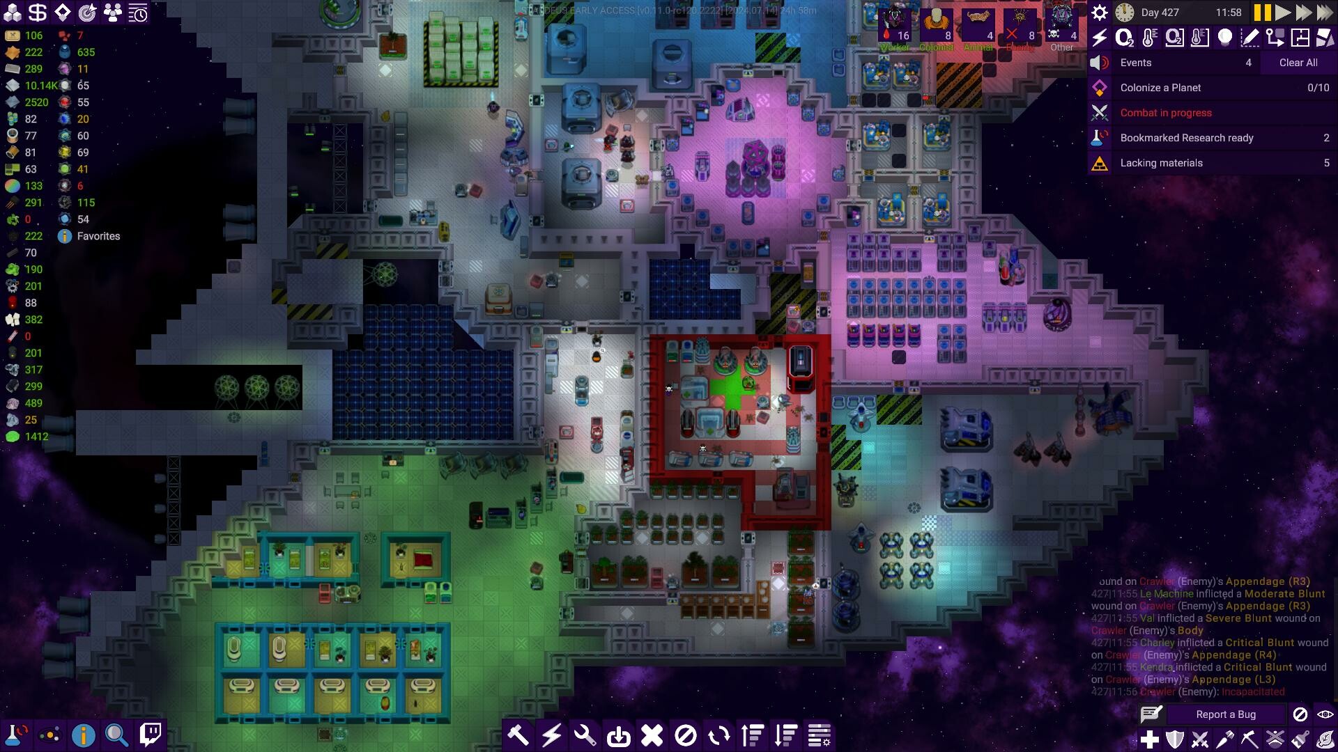 Изображение игры: Stardeus