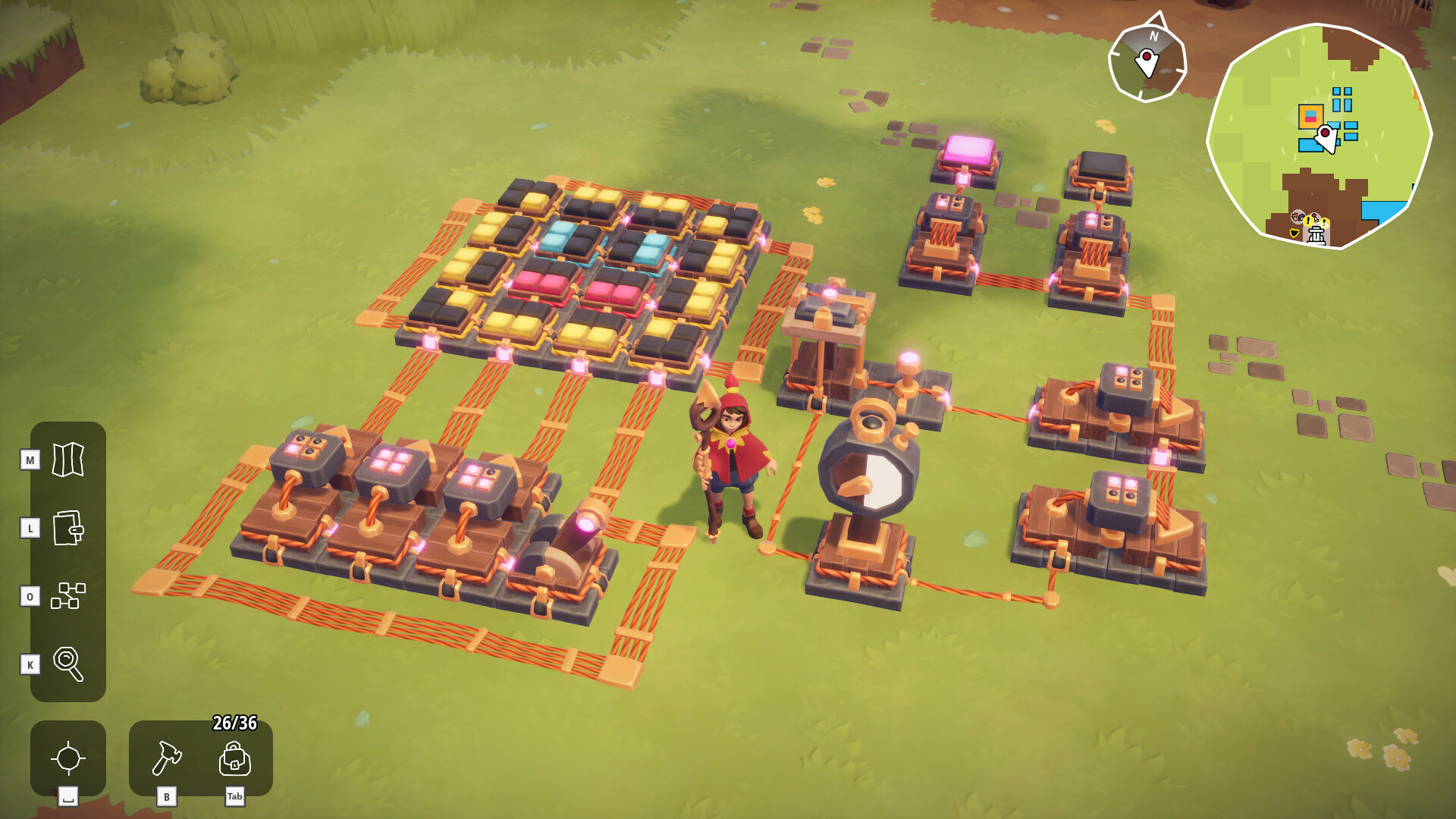 Изображение игры: Oddsparks: An Automation Adventure