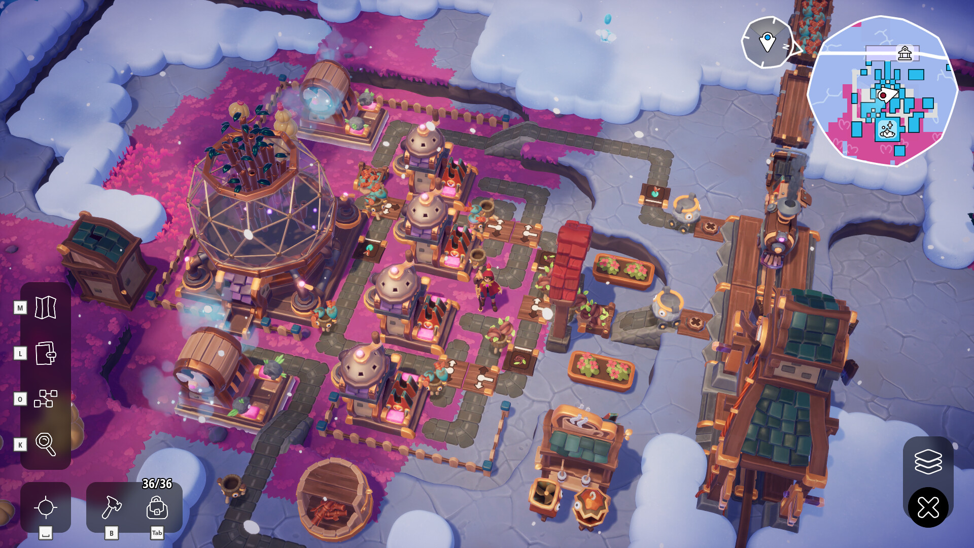 Изображение игры: Oddsparks: An Automation Adventure