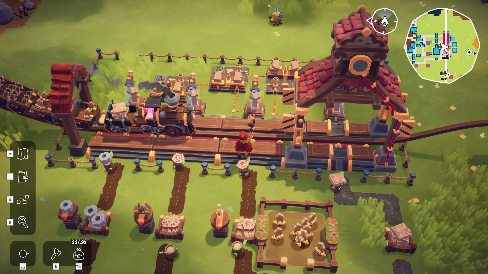 Изображение игры: Oddsparks: An Automation Adventure