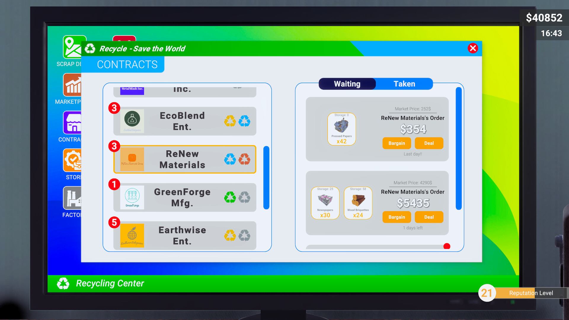 Изображение игры: Recycling Center Simulator