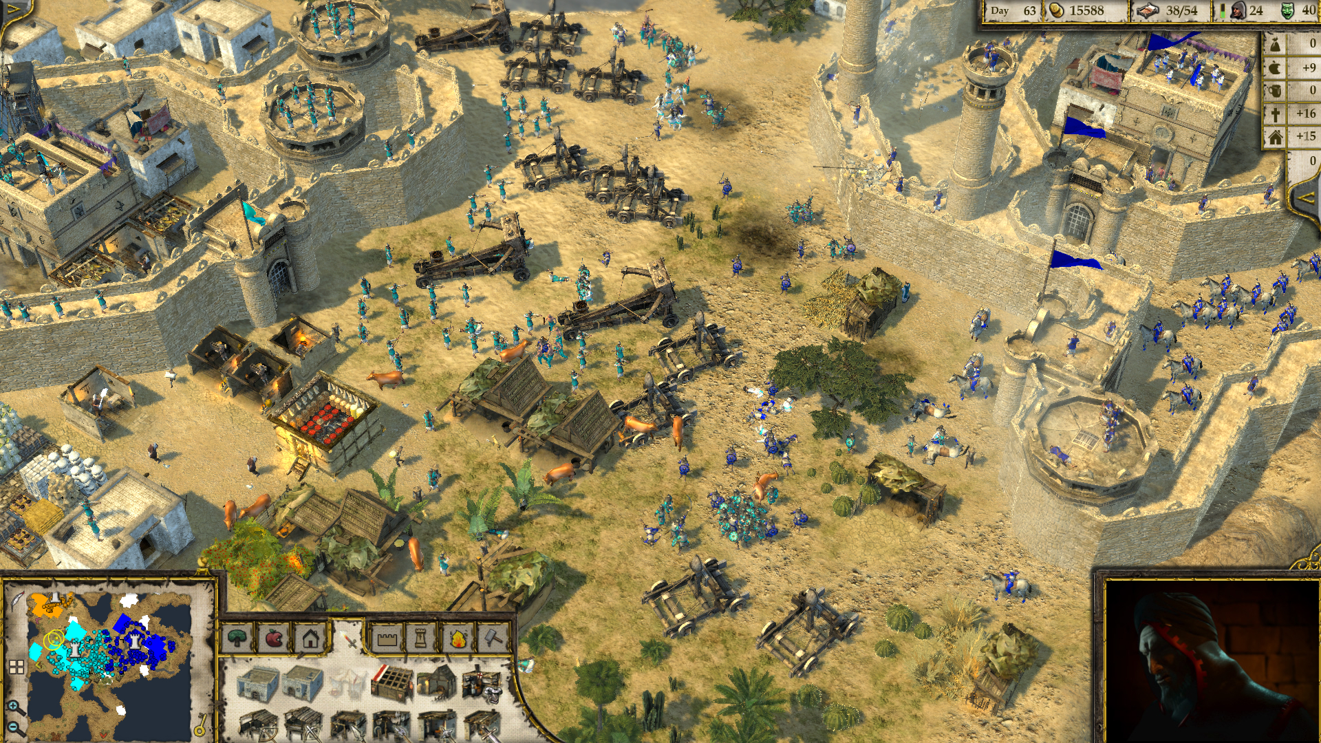Изображение игры: Stronghold Crusader 2