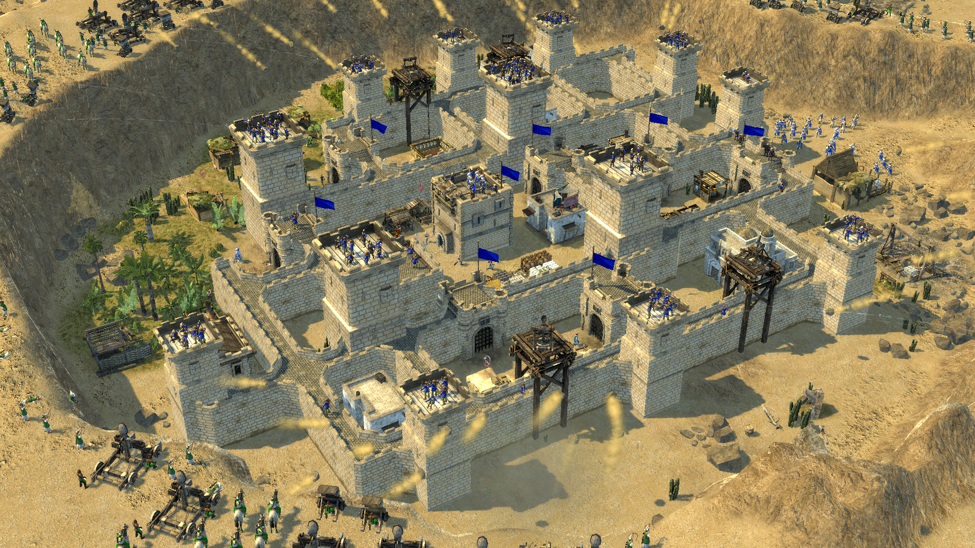 Изображение игры: Stronghold Crusader 2