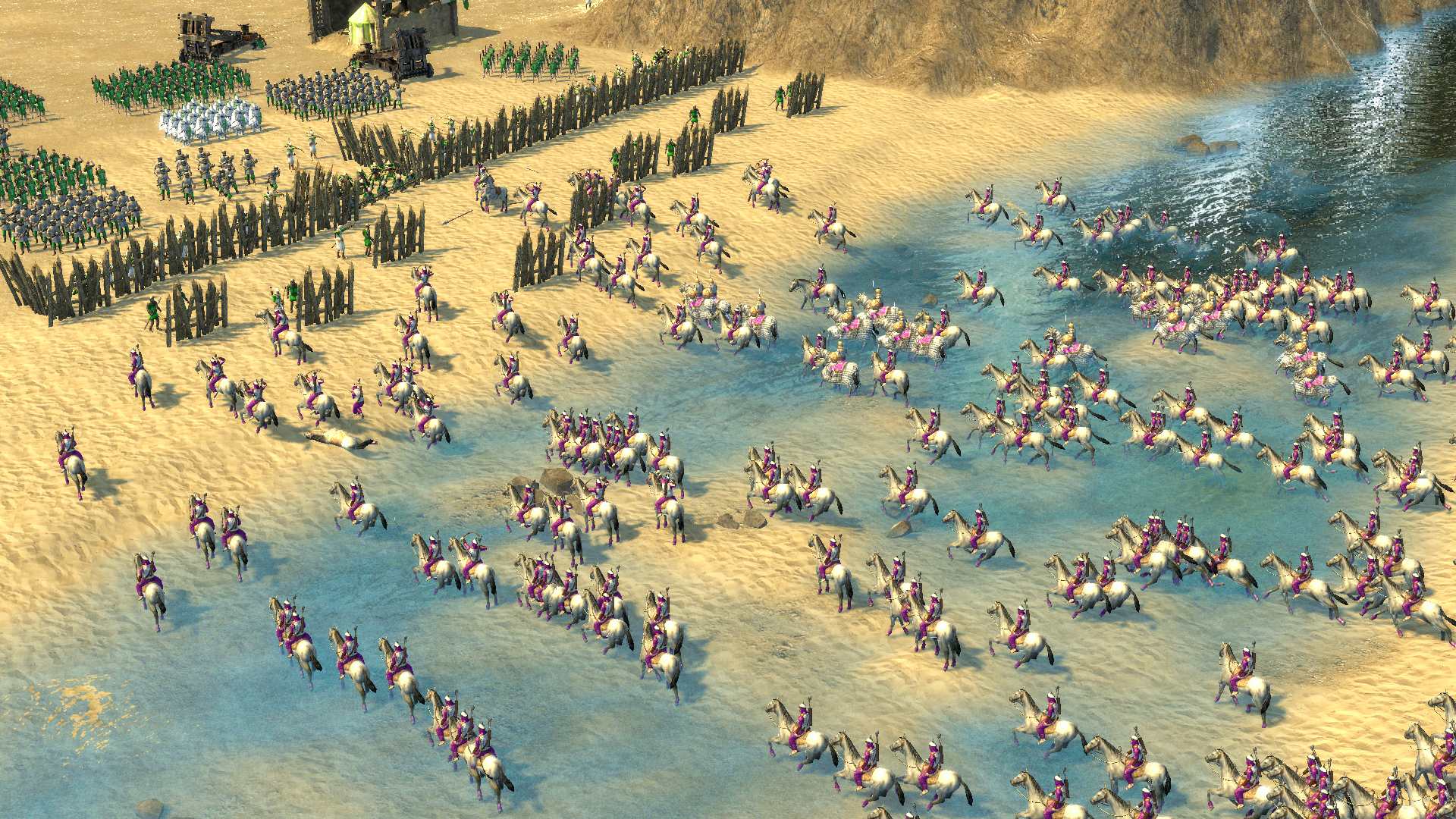 Изображение игры: Stronghold Crusader 2