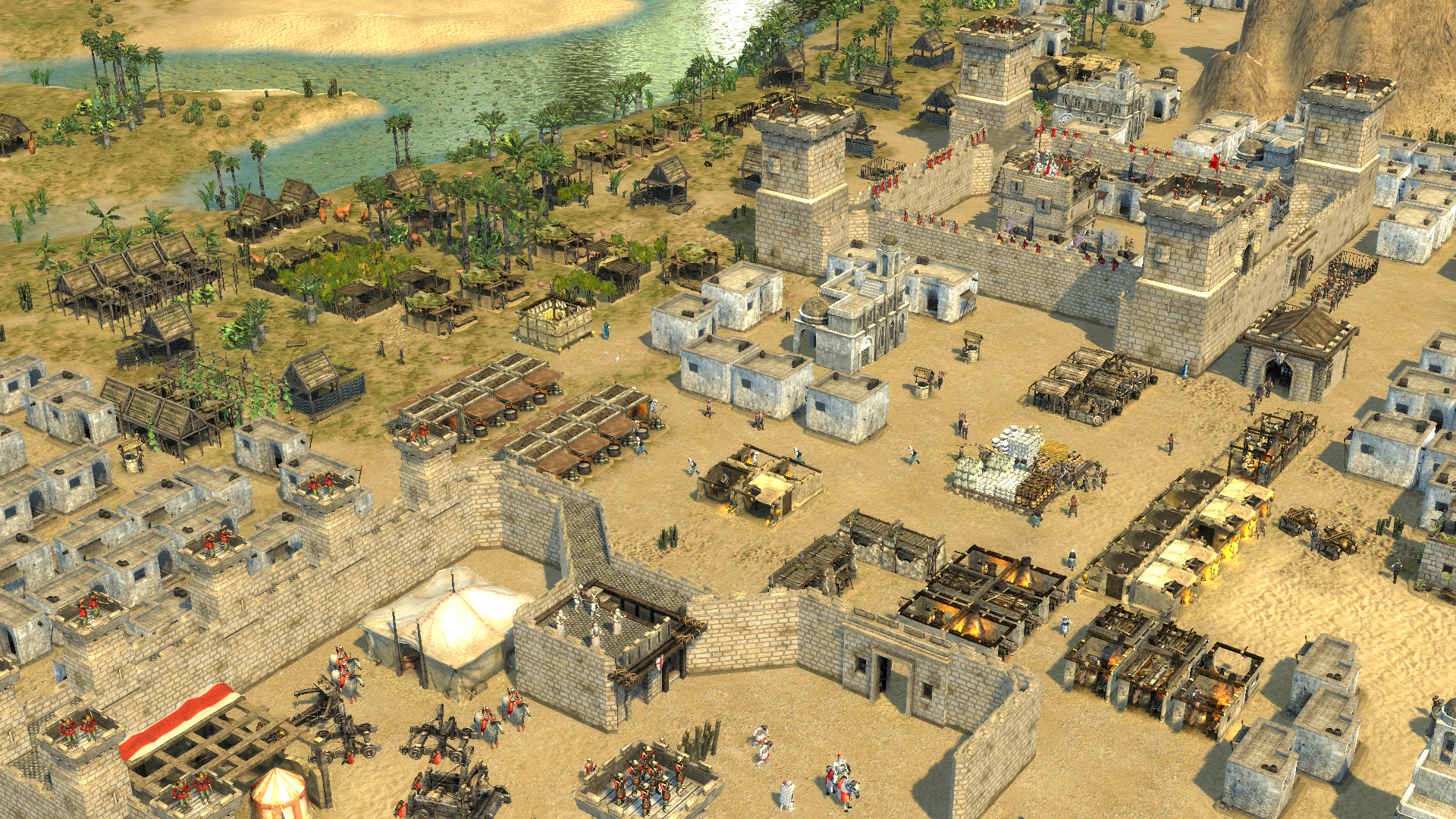 Изображение игры: Stronghold Crusader 2