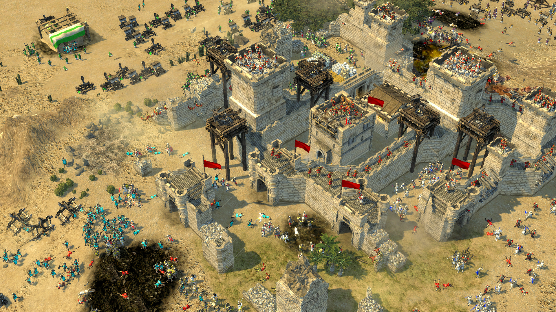 Изображение игры: Stronghold Crusader 2
