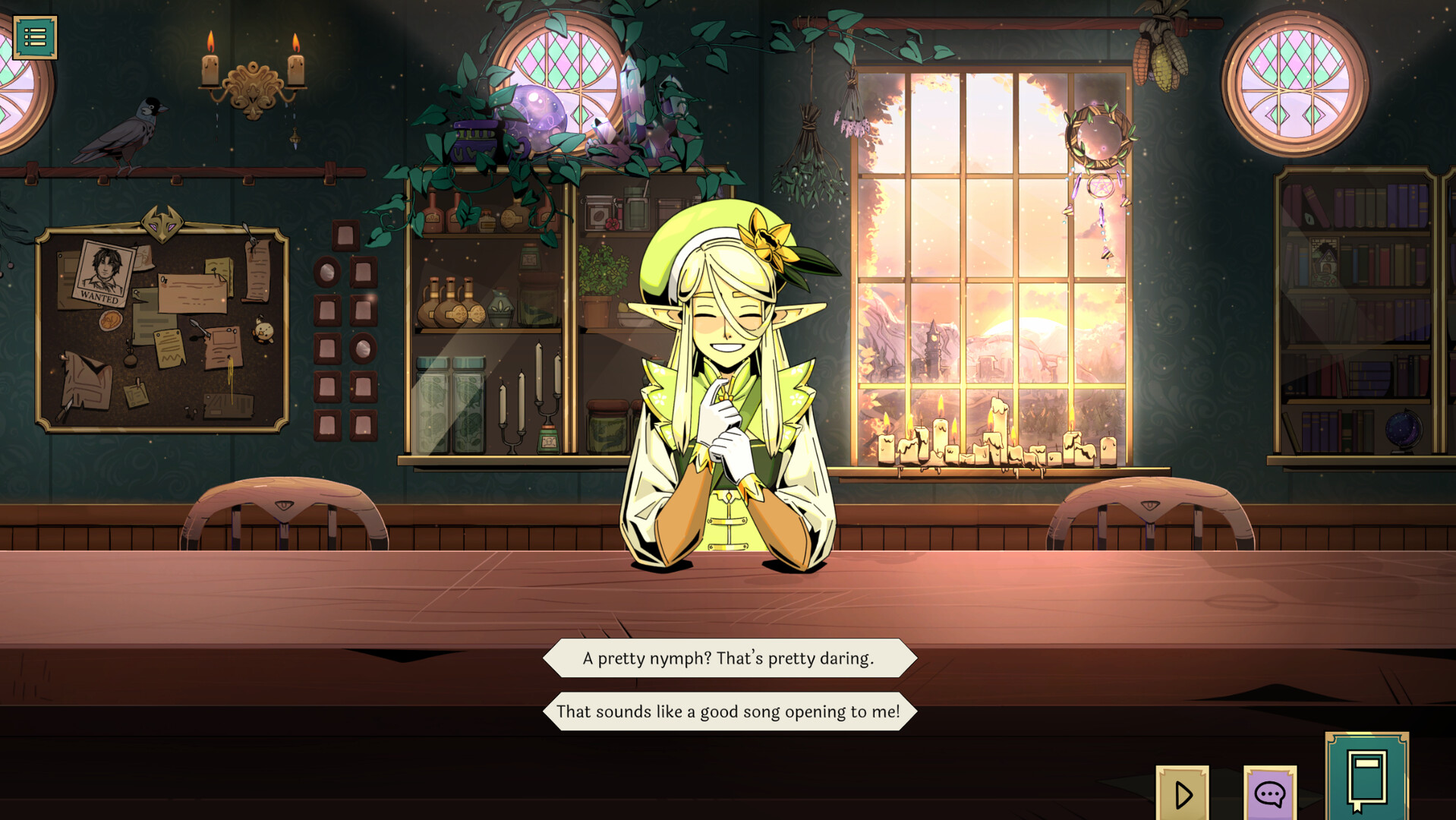 Изображение игры: Tavern Talk - A Cozy Visual Novel